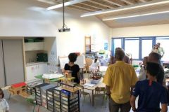 Visite des élus Classe 1 Maternelle